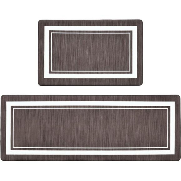 Amazon.com: TranquilRelax 2-Piece Anti-Fatigue Kitchen Mats  New Anti-Fatigue Kitchen Mat Set, Cushioned, Non-Slip, Waterproof, Washable